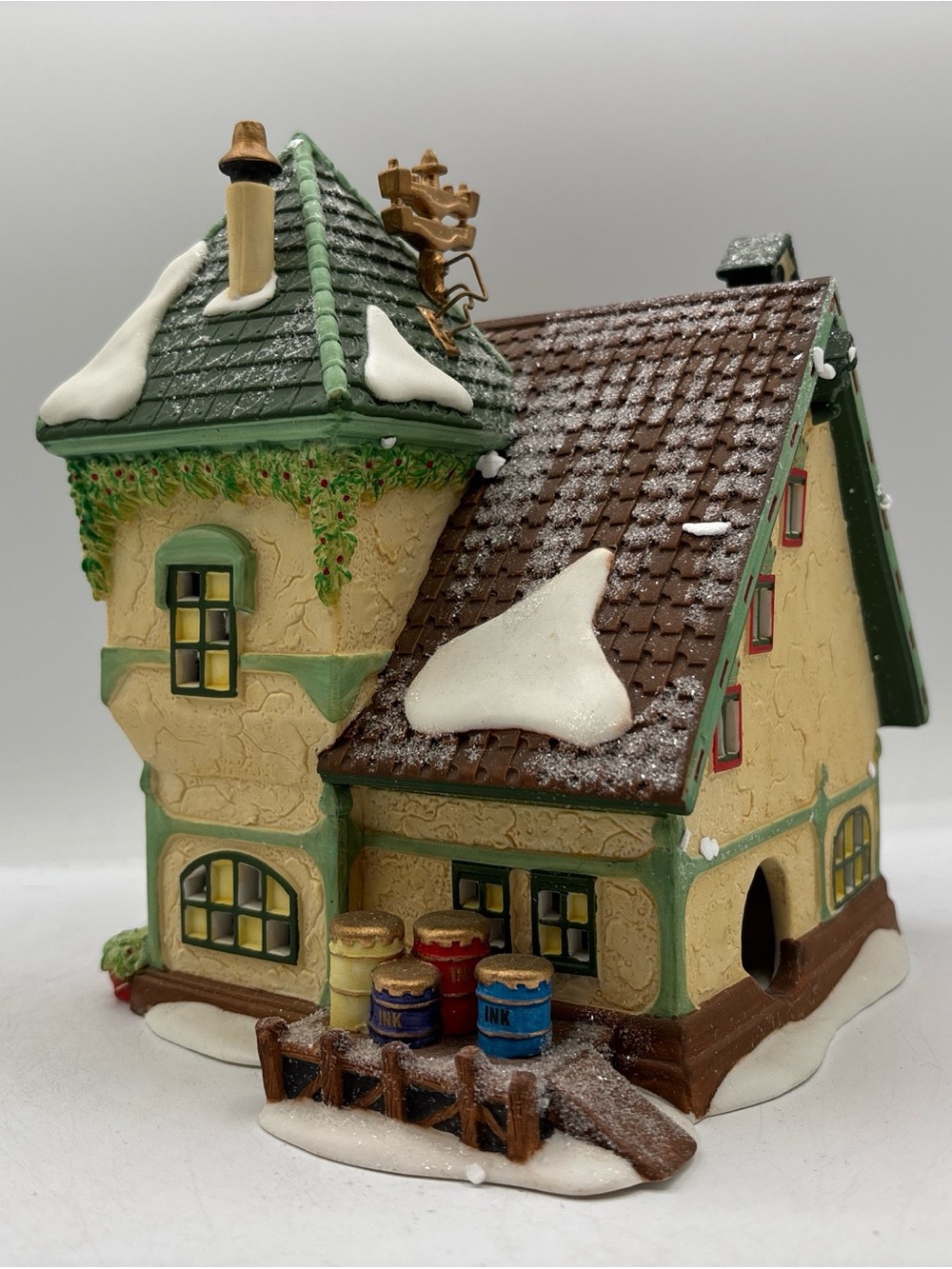 Department 56 1997 Vintage HVC North Pole Series The Glacier Gazette 56394 EUC - Picture 4 of 12